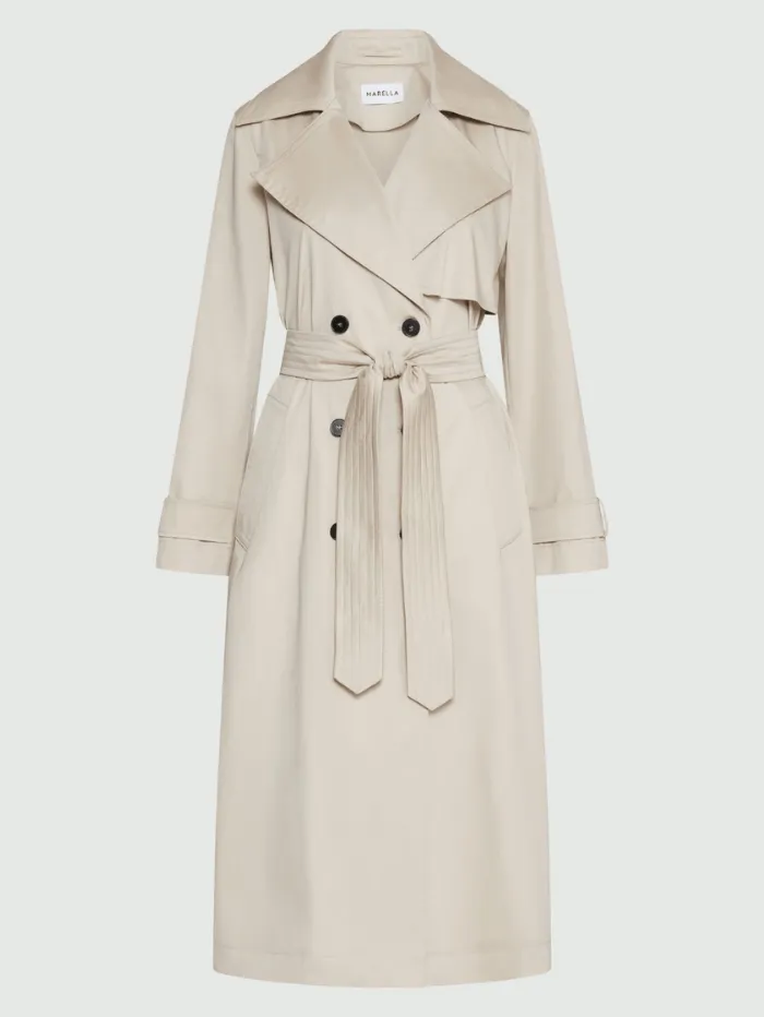Marella Women's CLORURO Double Breasted Trench Coat 25130210612 Col 004