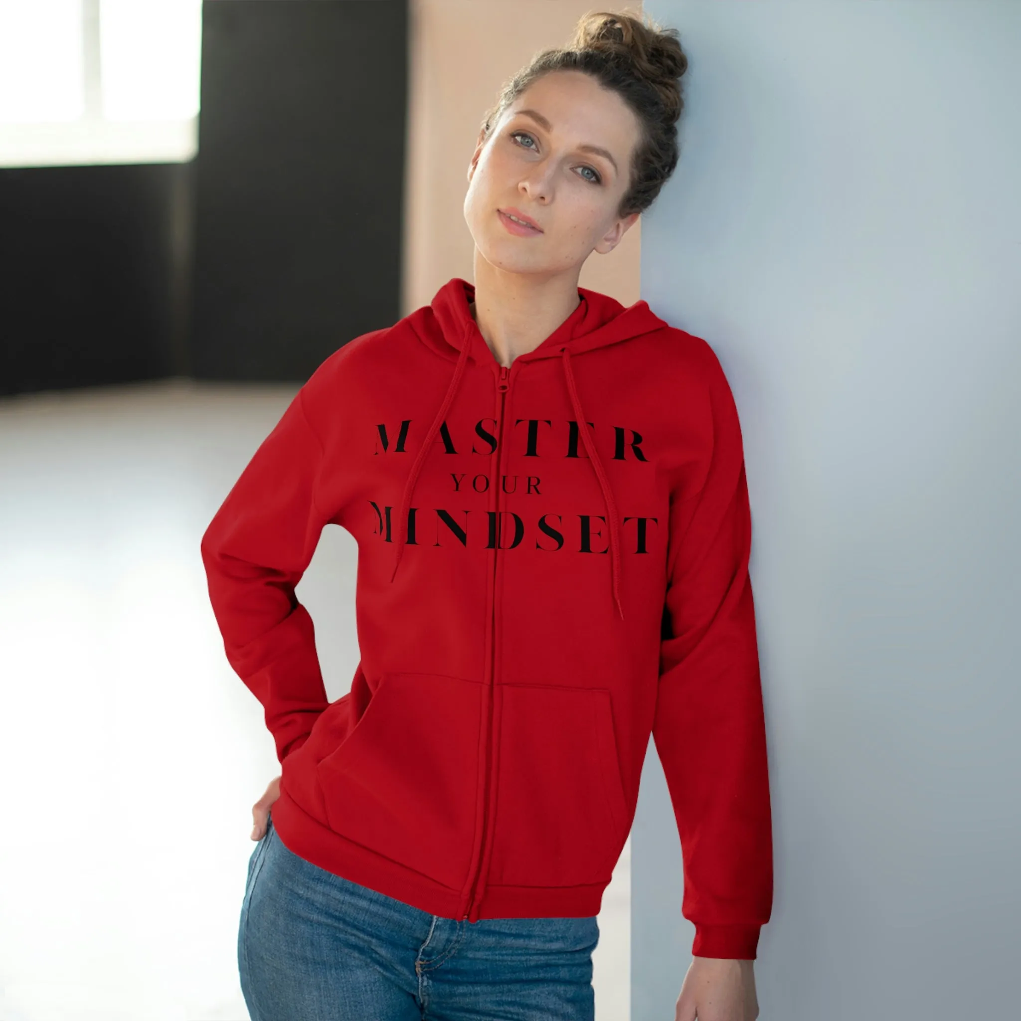 Master Your Mindset Hooded Zip Sweatshirt