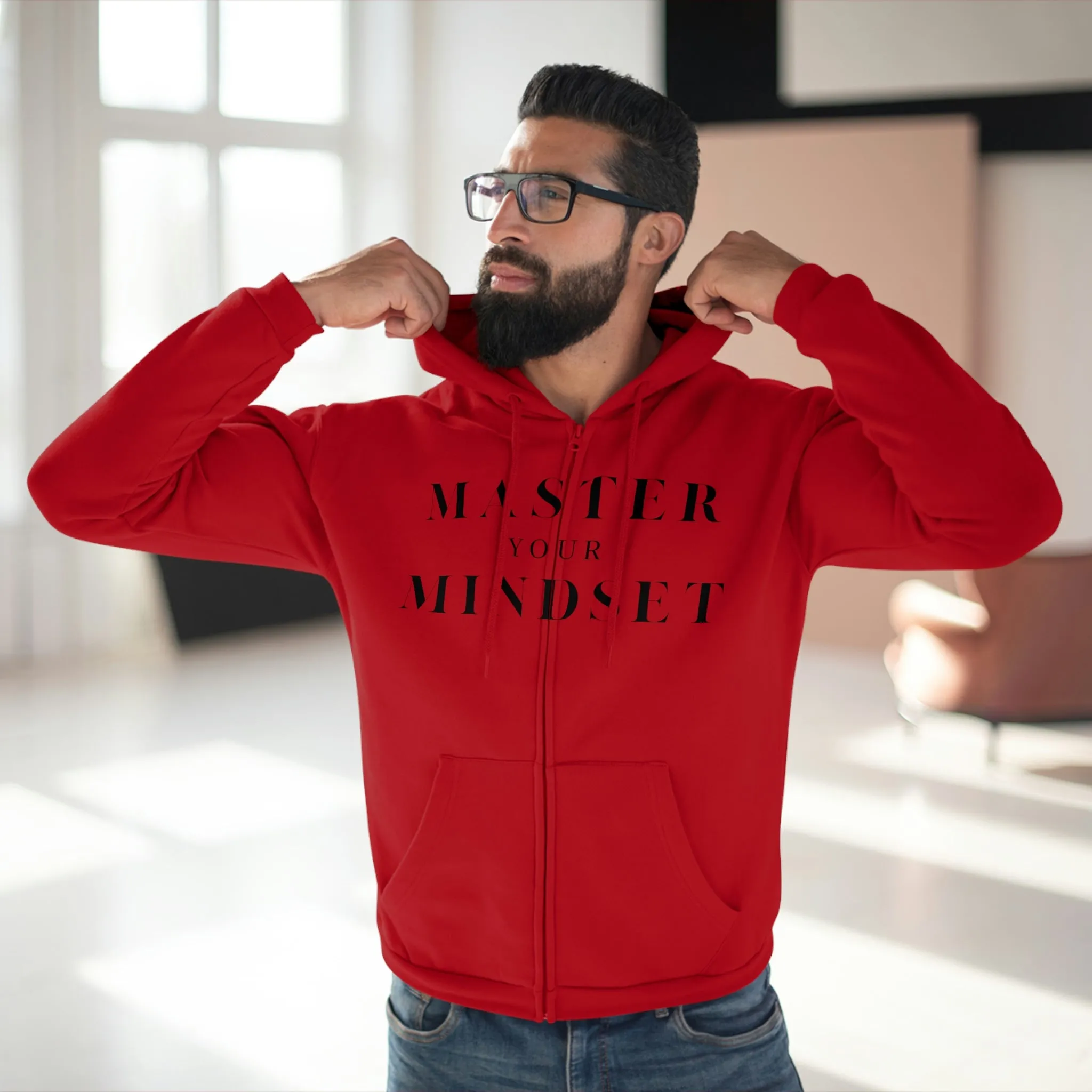 Master Your Mindset Hooded Zip Sweatshirt