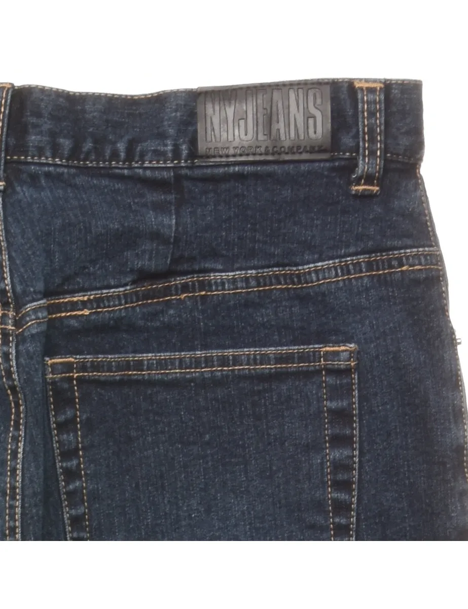 Medium Wash Straight Fit Jeans - W30 L29