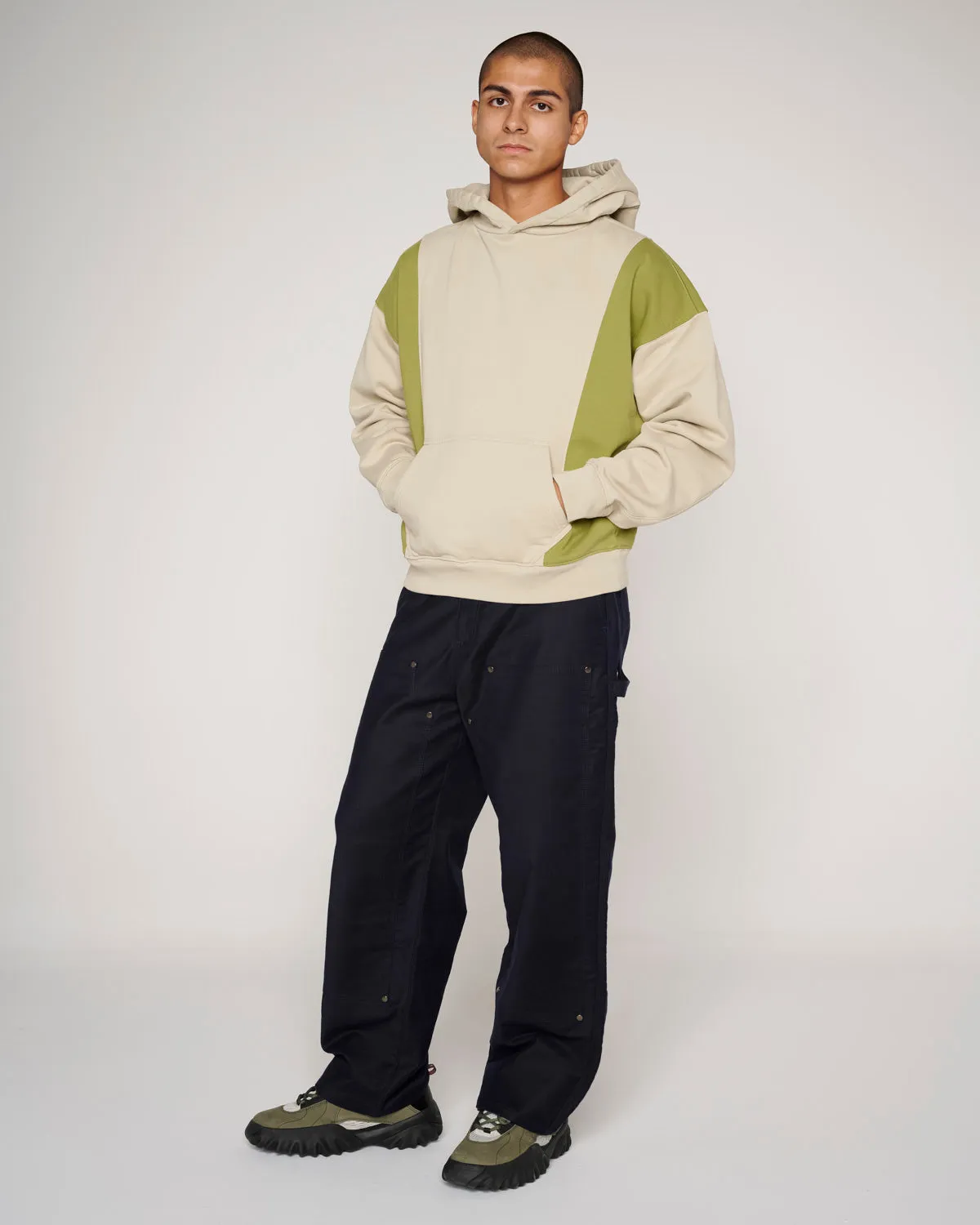 Mendoza Cropped Hoodie - Tan