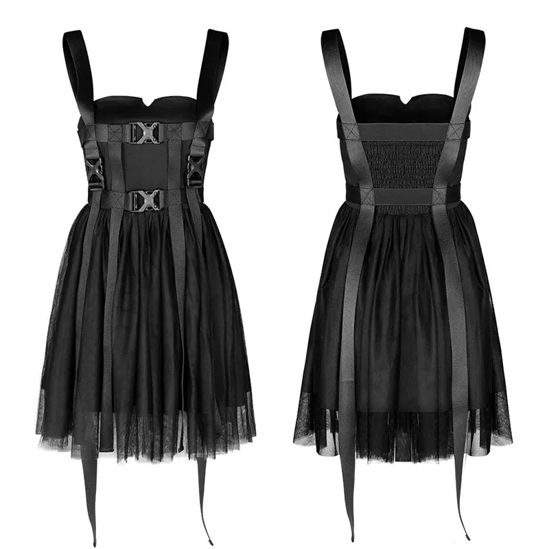 OPQ-645LQF Diablo War-hee series multiple belt loops Cyber dress