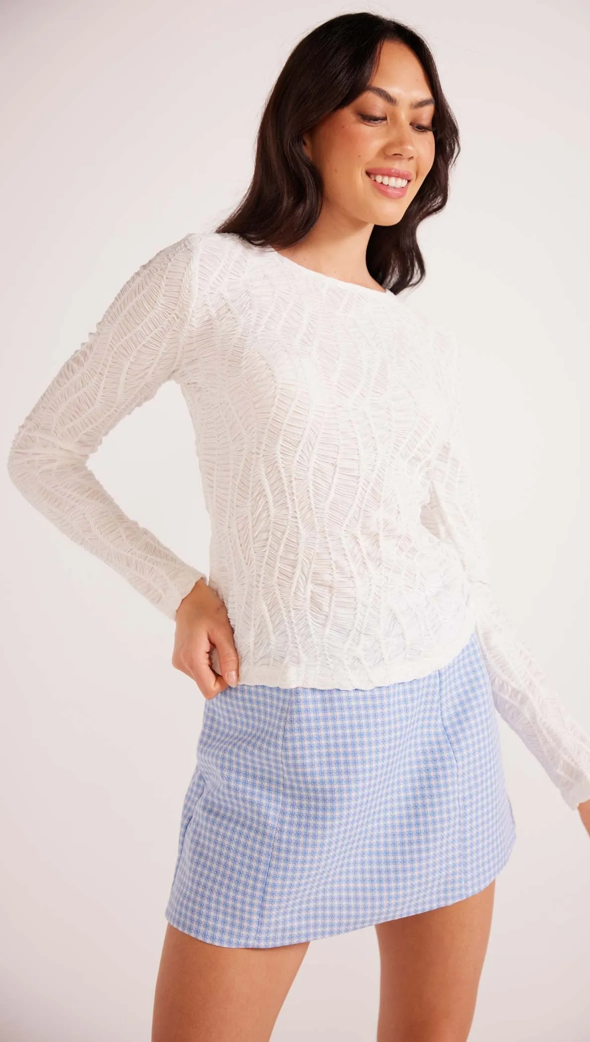 Penny Check Skort