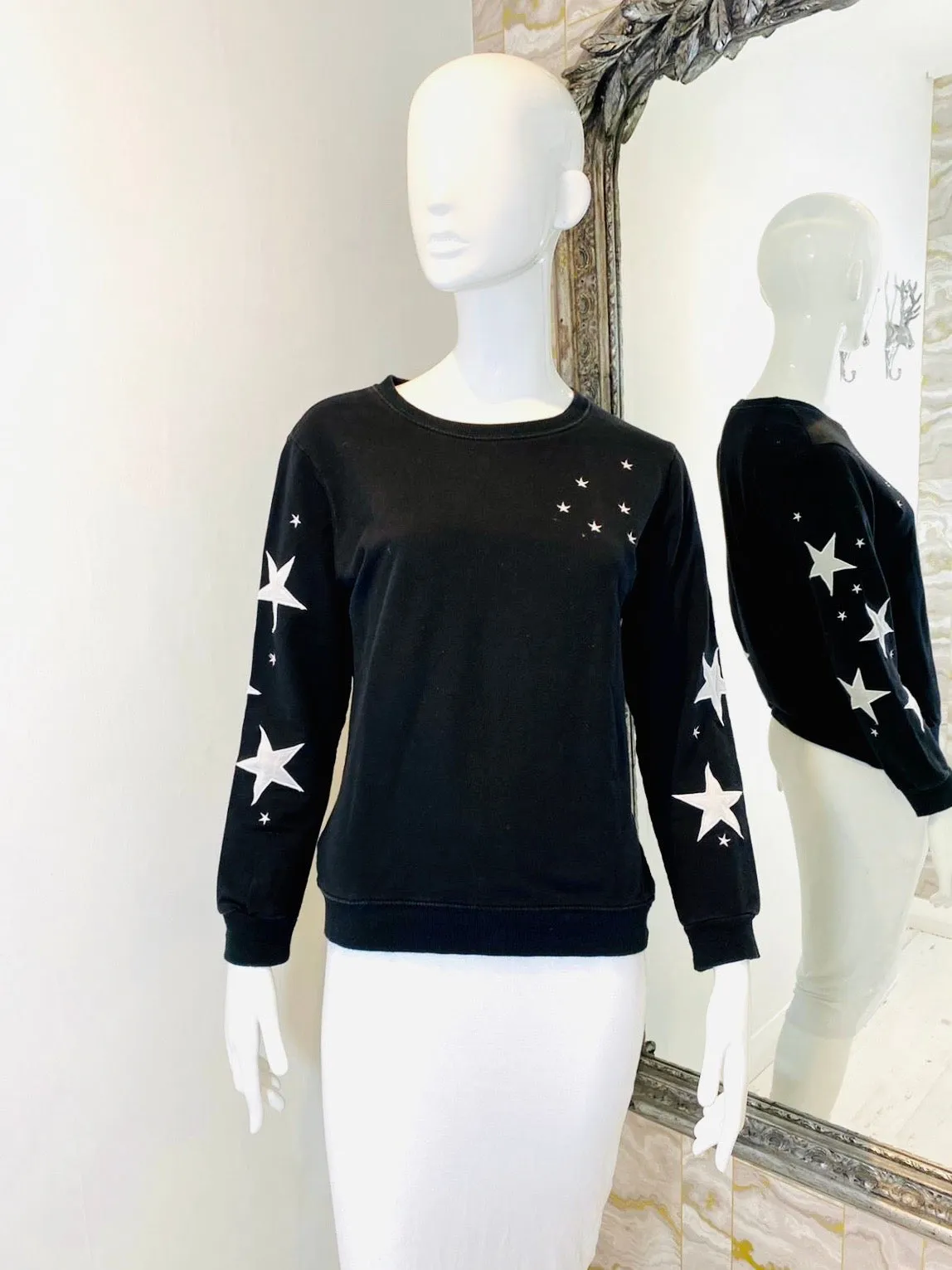 See By Chloe Cotton Star Sweater. Size 38IT