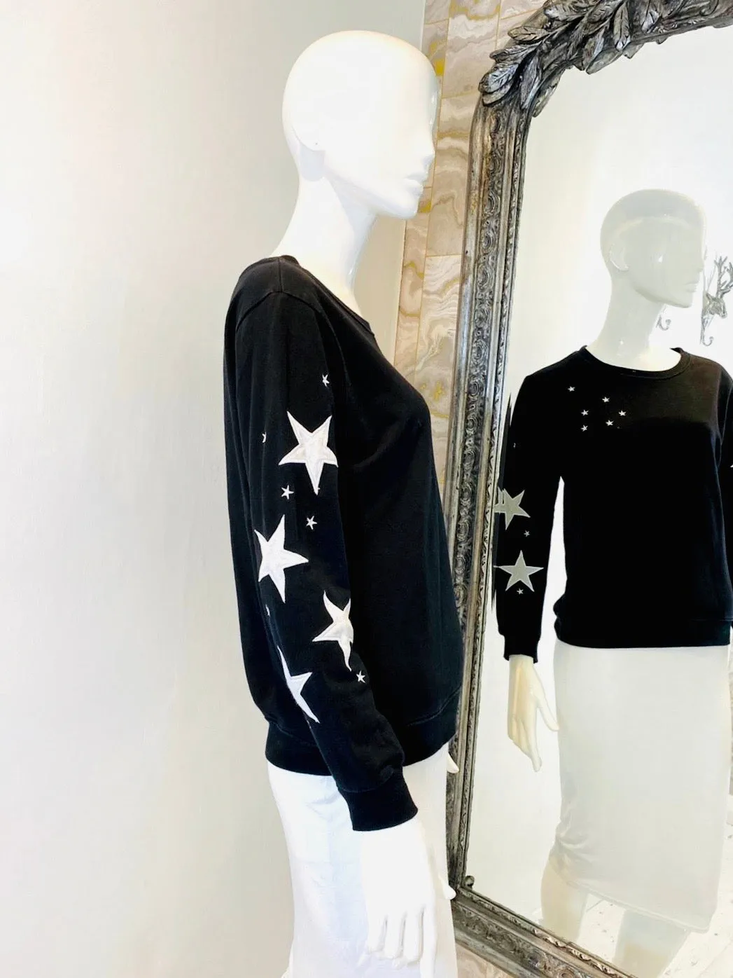 See By Chloe Cotton Star Sweater. Size 38IT