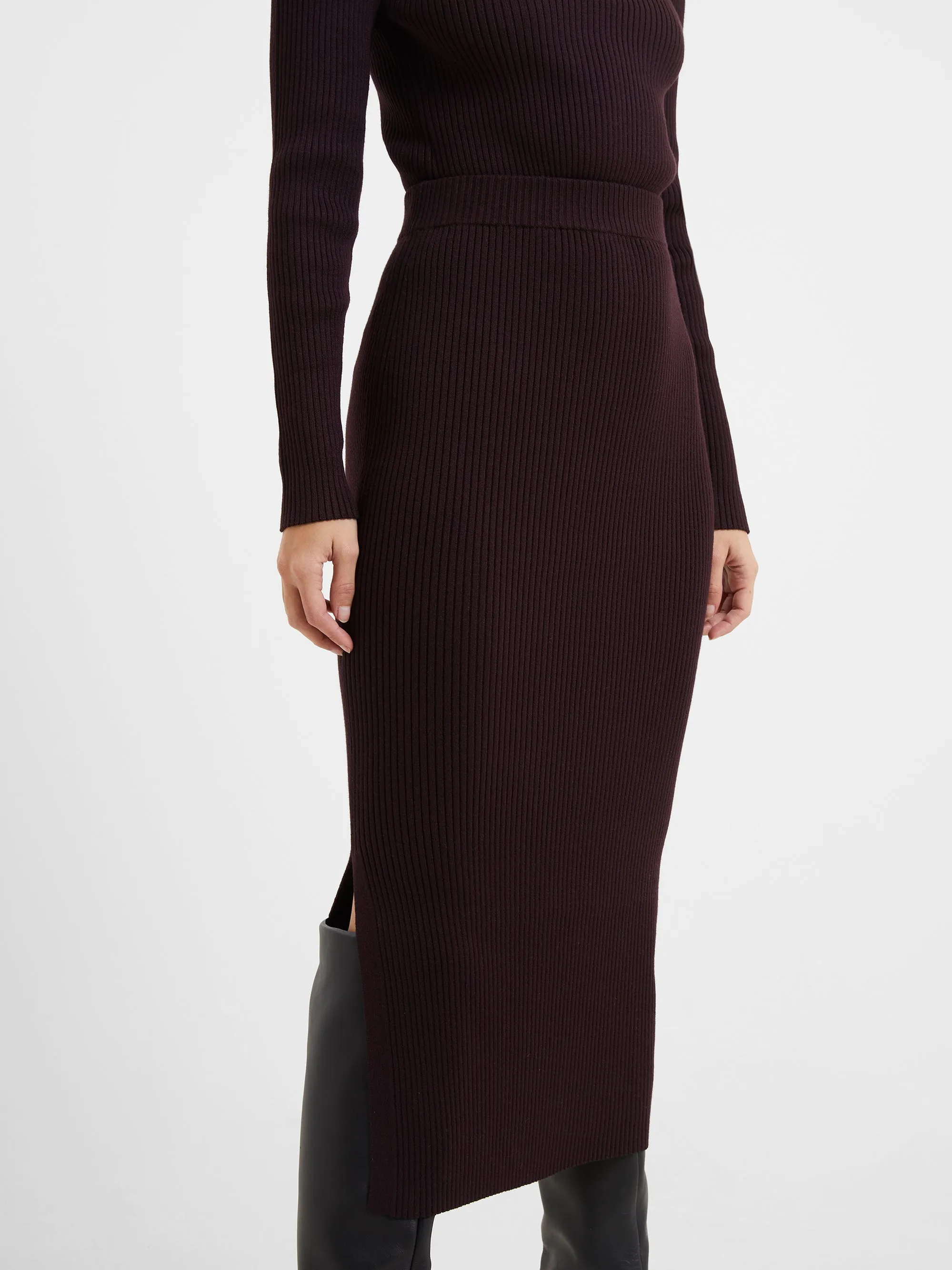 Simona Knit Midi Skirt