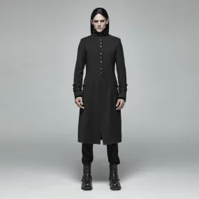 Simple Gothic Mid-length Men's Jacket WY-1021XCM