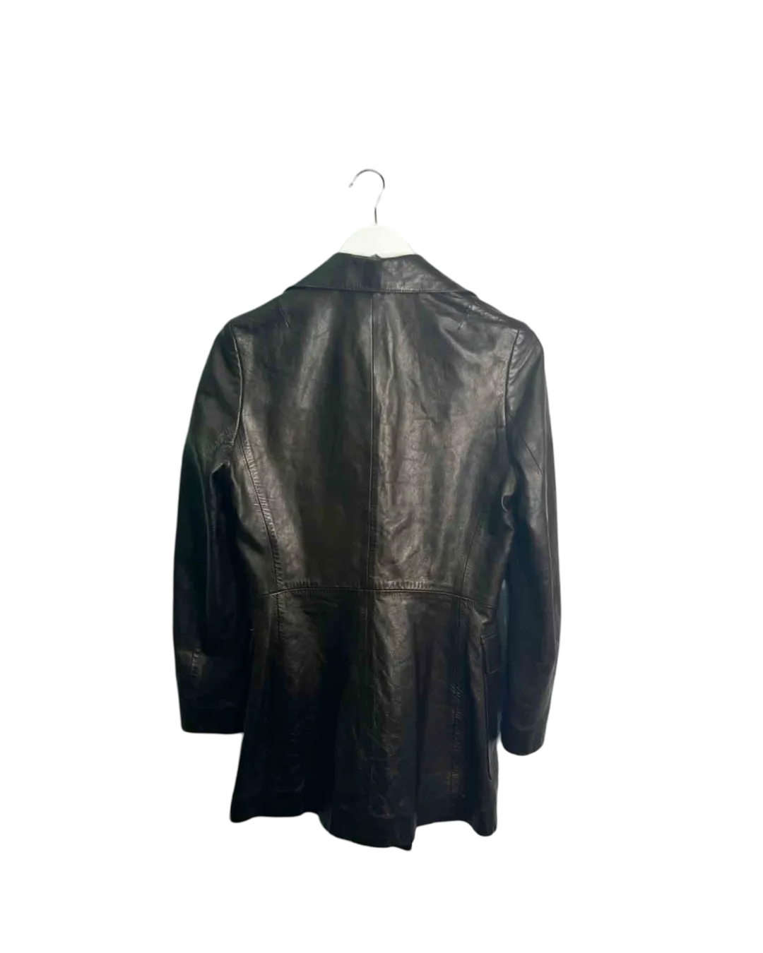 Size S - Laura Ashley Vintage Leather Trench Coat