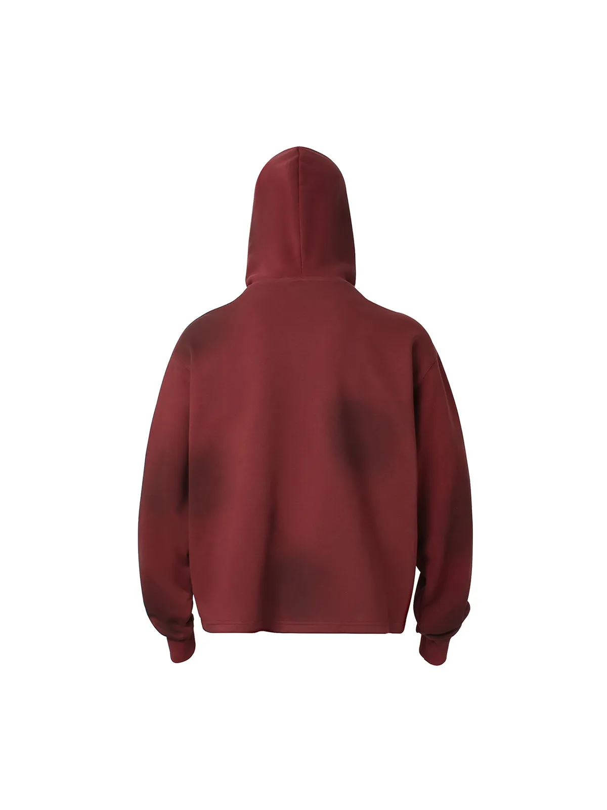 Thesupermade Spray-painted Letter Vintage Hoodies