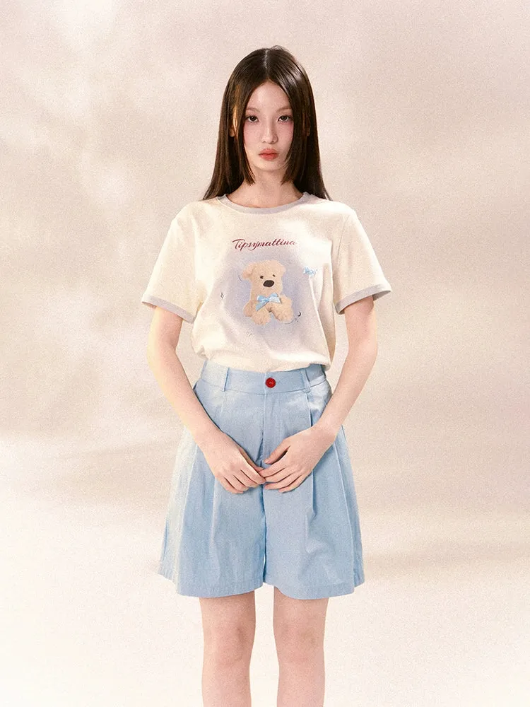Thin casual wide pants【s0000008409】