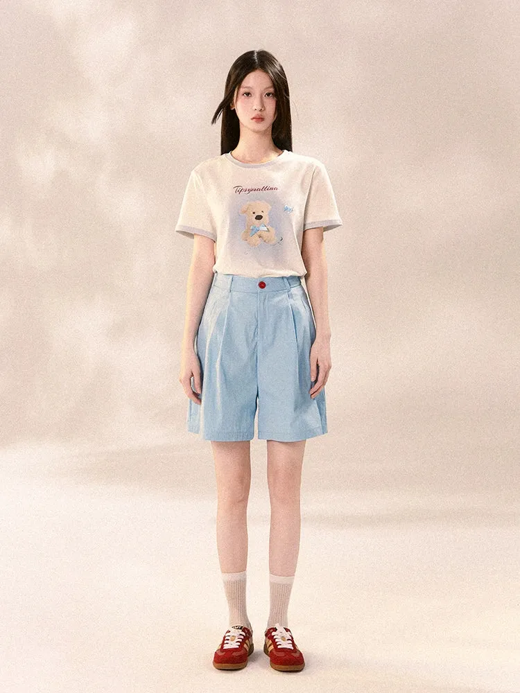 Thin casual wide pants【s0000008409】