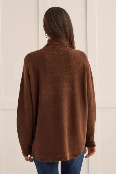 TR1528o Mock Neck Sweater