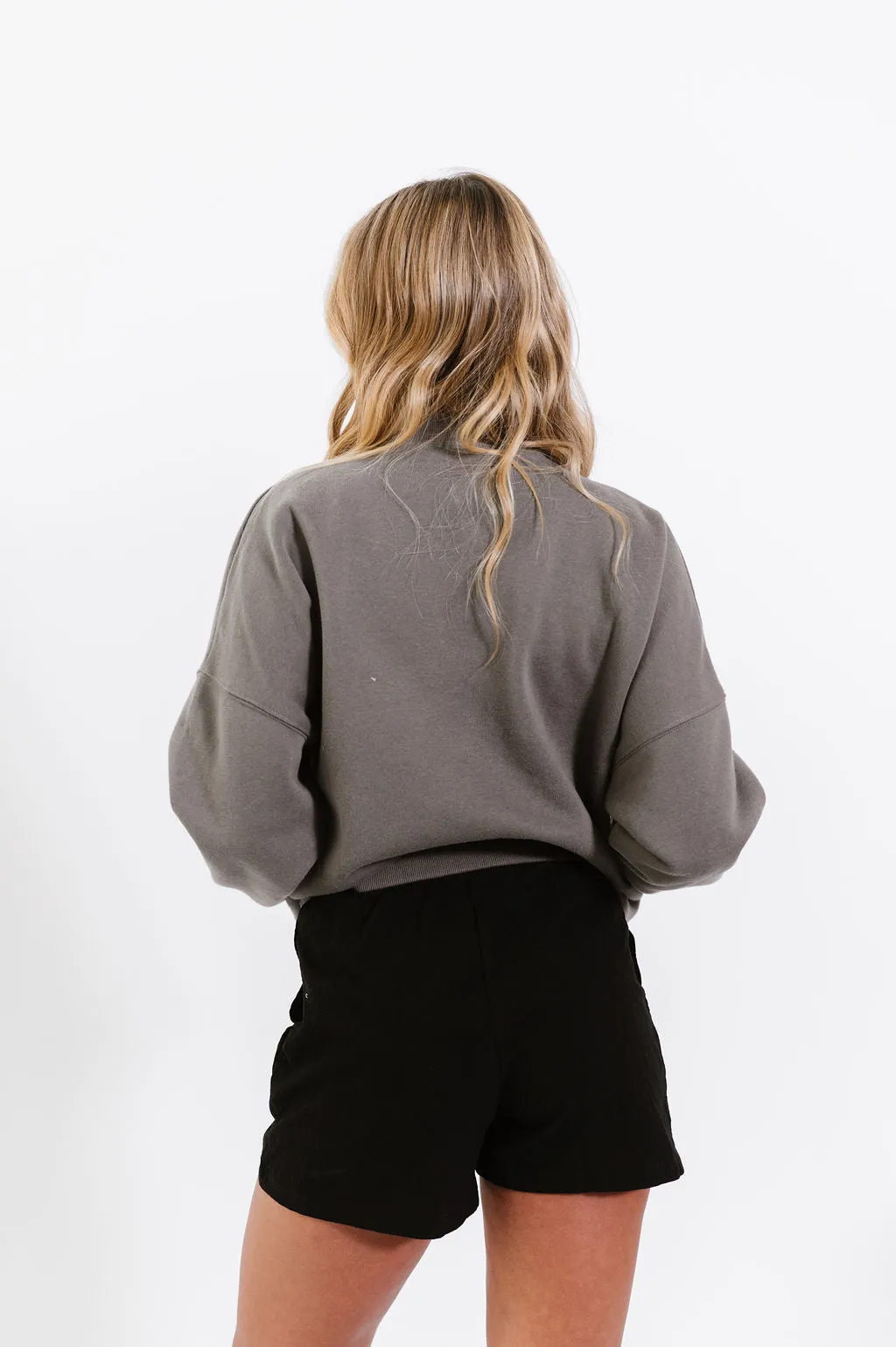 Troy Sweater in Charcoal