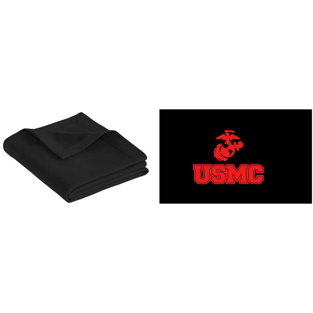 USMC Fleece Stadium Blanket