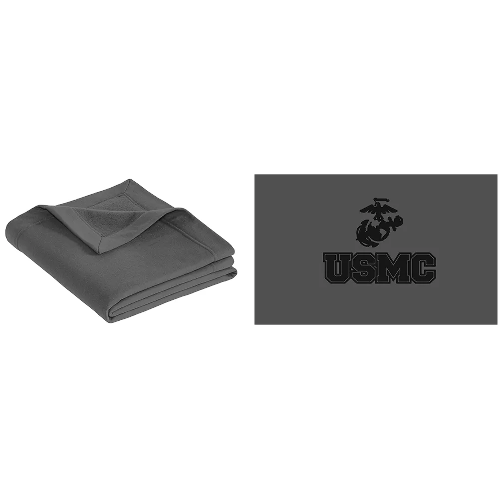 USMC Fleece Stadium Blanket