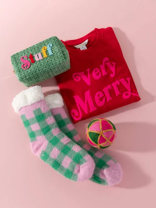 Very Merry Patch Sweatshirt