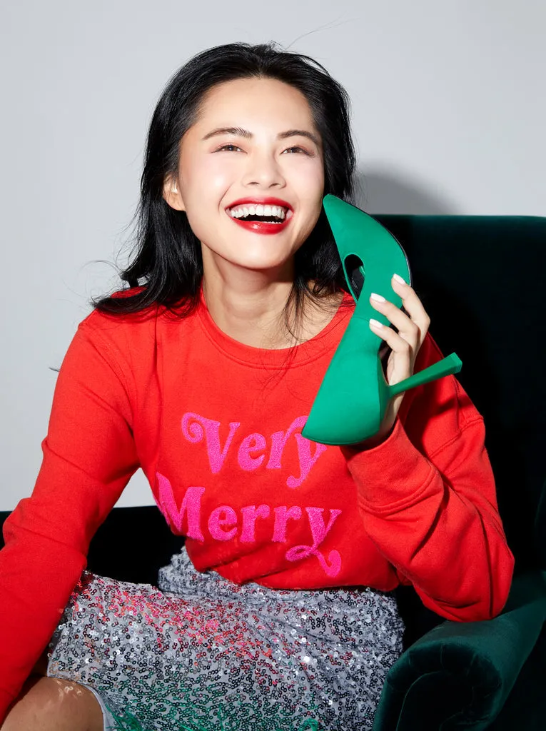 Very Merry Patch Sweatshirt