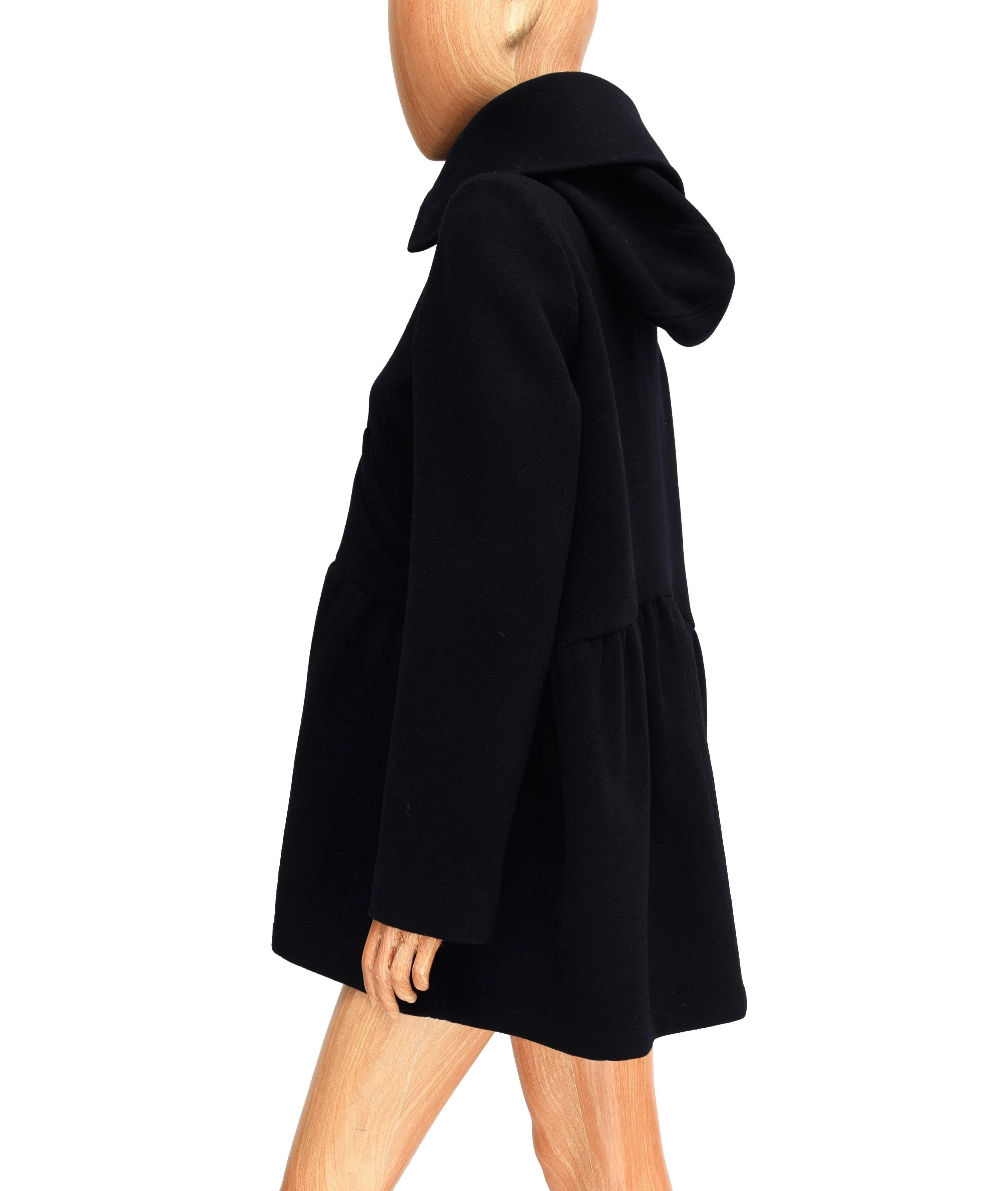 Wool Peacoat with Silk Lining
