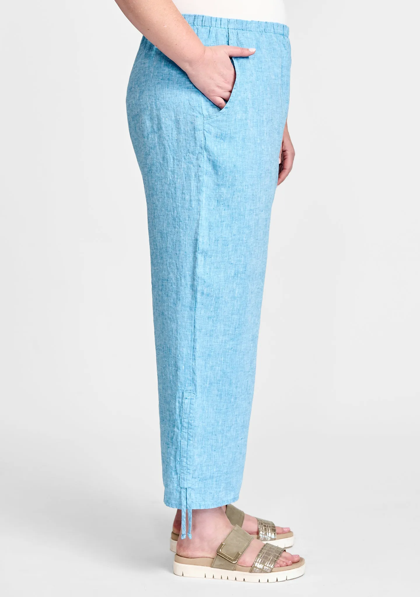 Zen Pant - Linen Pants With Elastic Waist