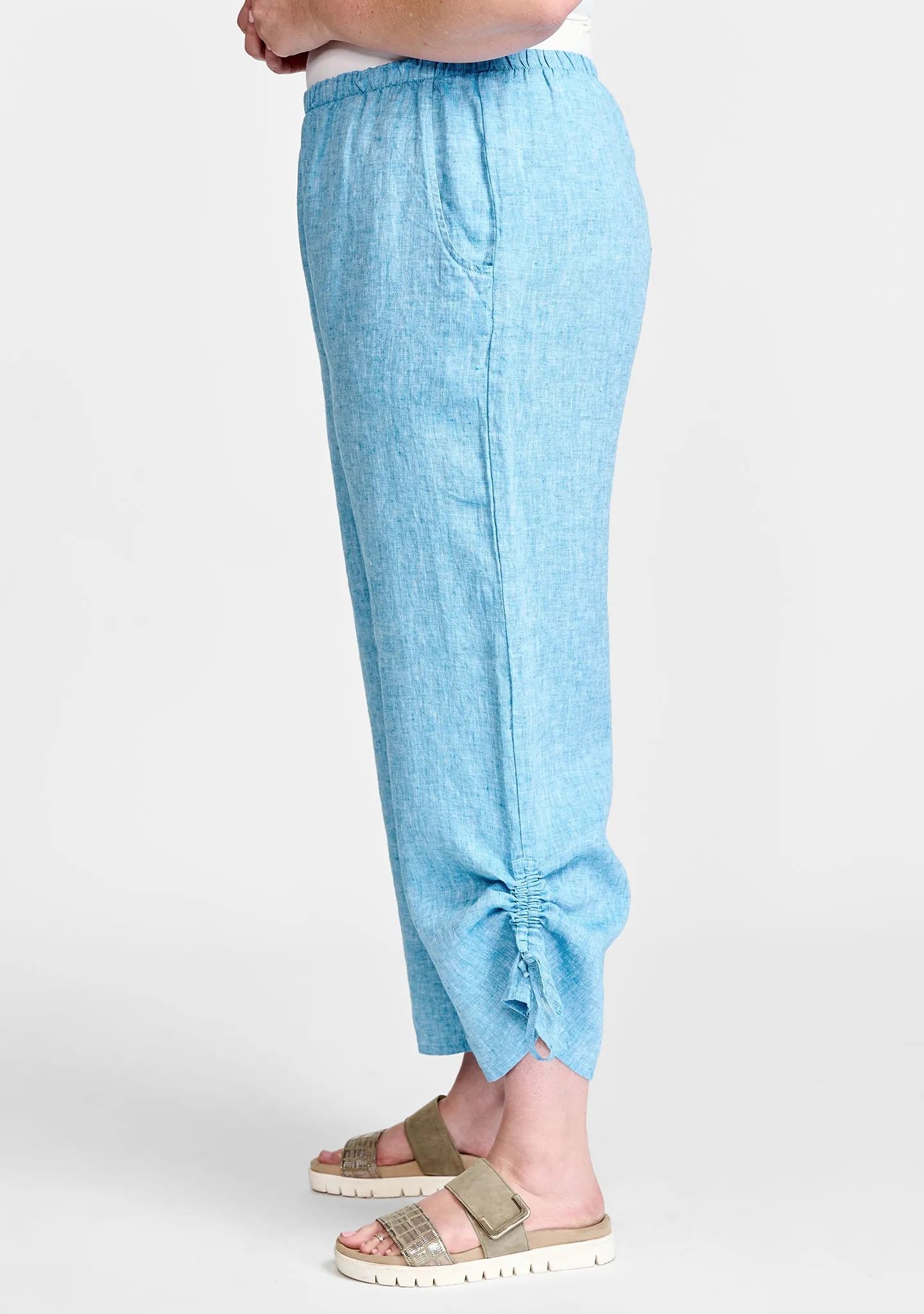 Zen Pant - Linen Pants With Elastic Waist