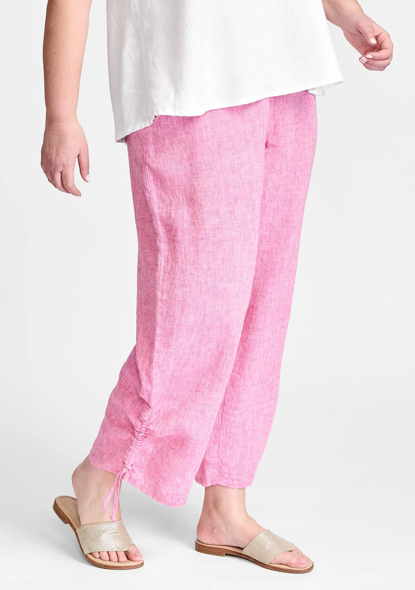 Zen Pant - Linen Pants With Elastic Waist