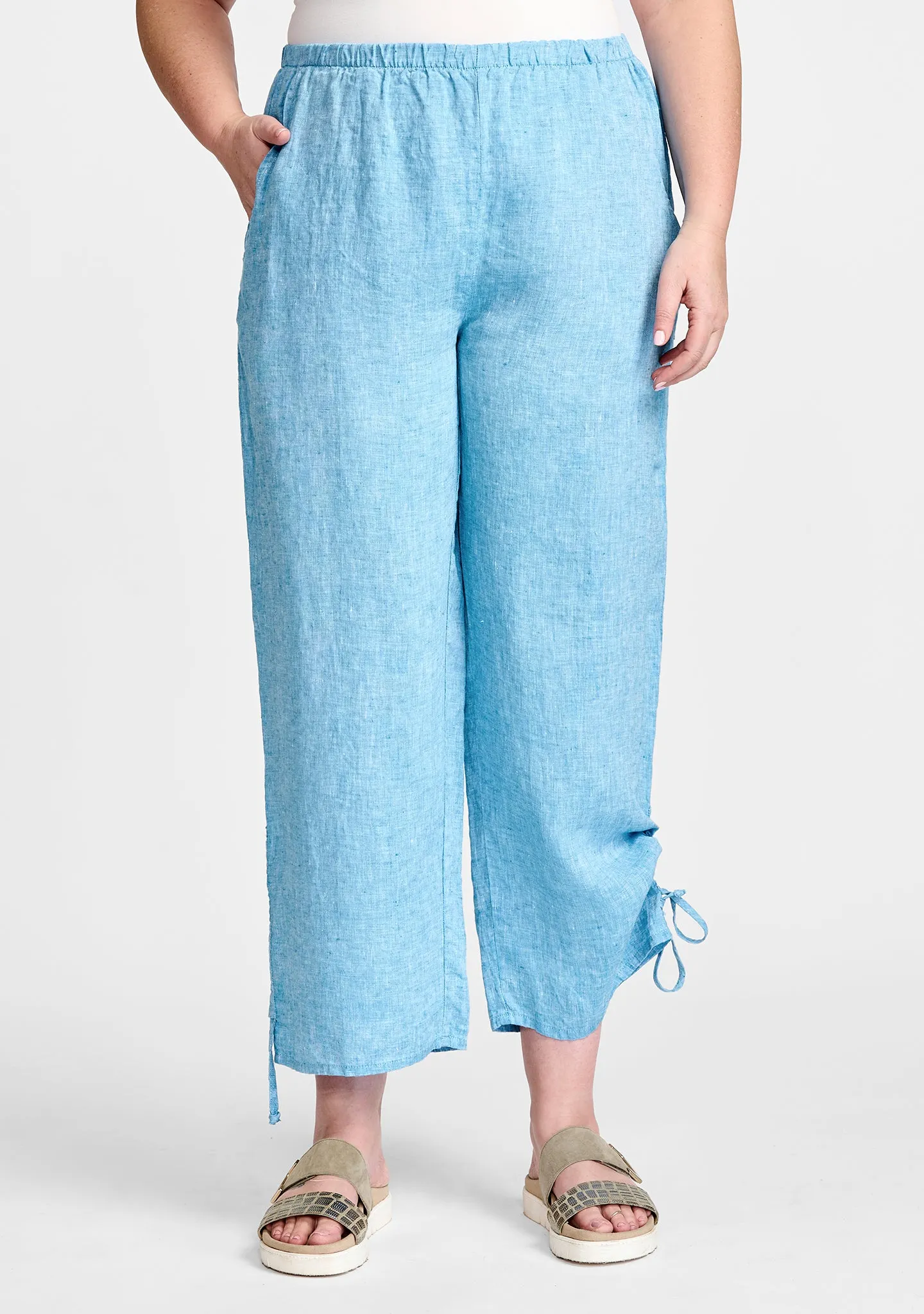 Zen Pant - Linen Pants With Elastic Waist