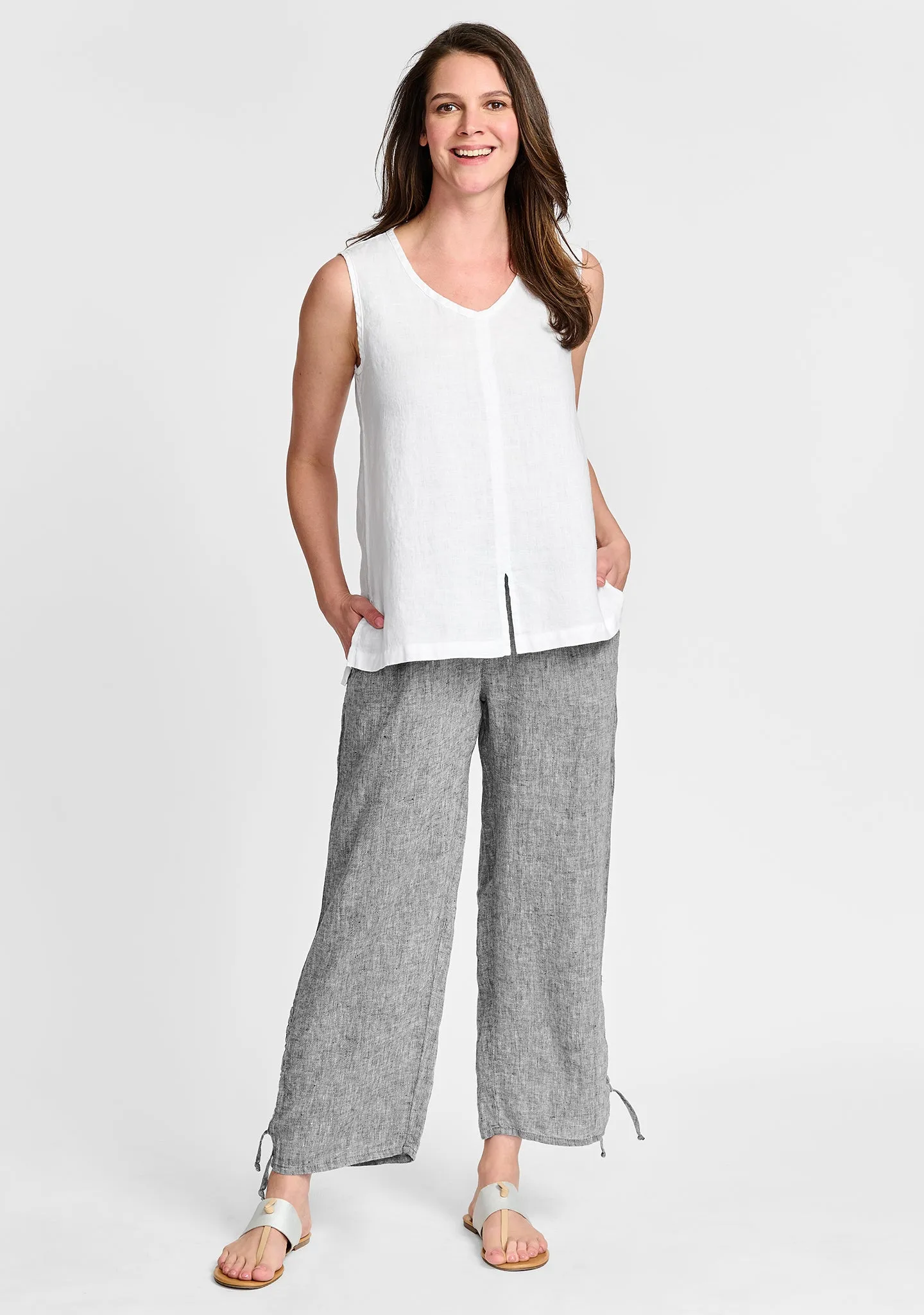 Zen Pant - Linen Pants With Elastic Waist