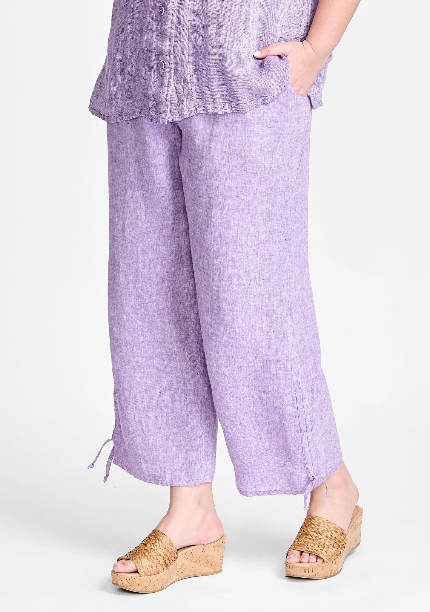 Zen Pant - Linen Pants With Elastic Waist