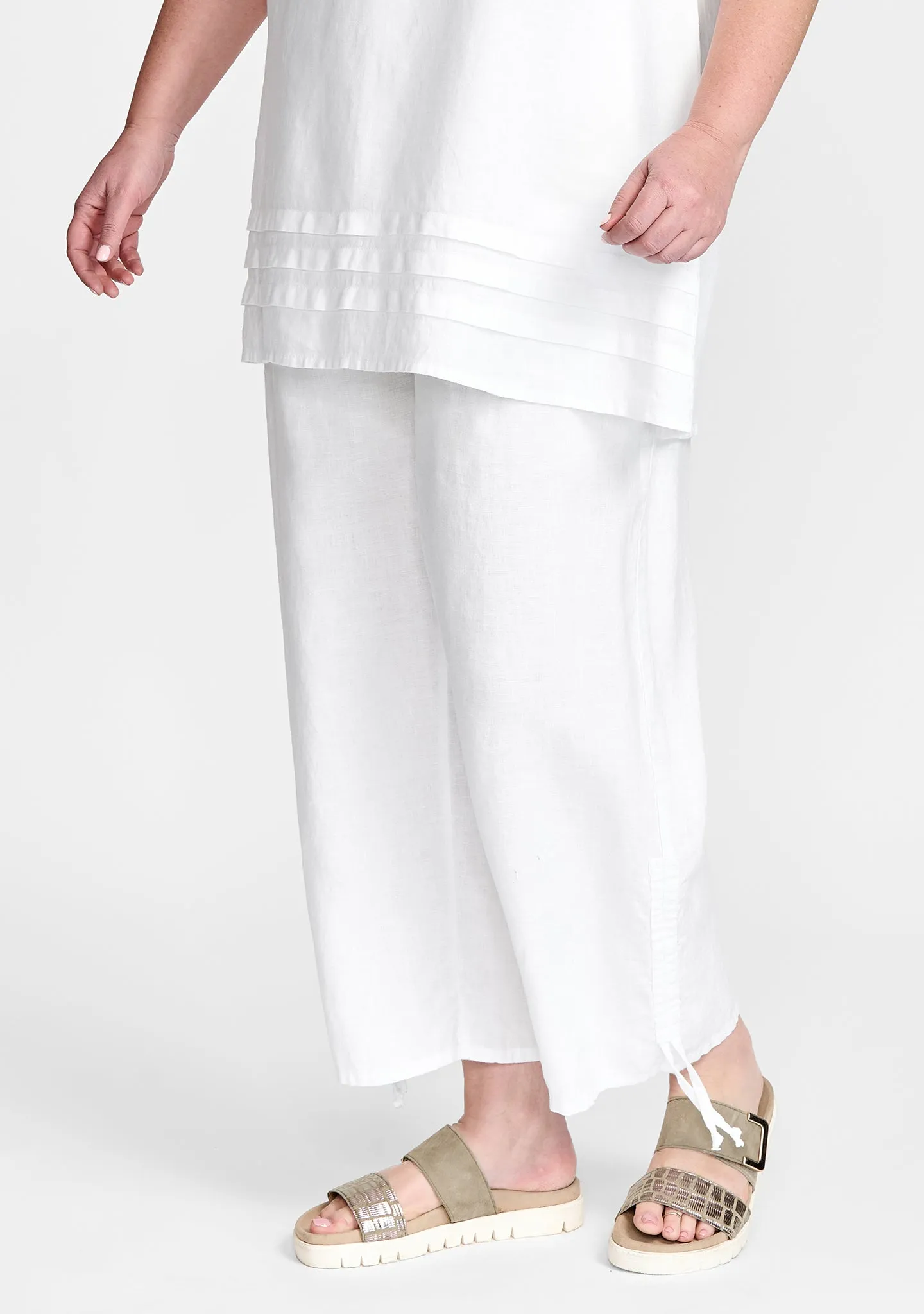 Zen Pant - Linen Pants With Elastic Waist